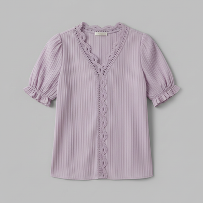 Camicetta Elegante Azzurra Donna | Camicetta Estiva Elegante