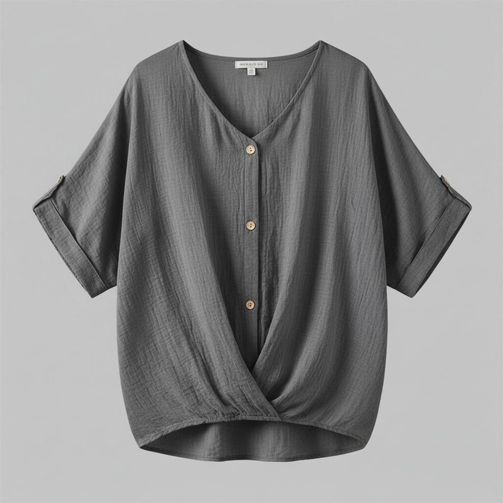 Camicetta Elegante Donna | Top Scollo a V Maniche Lunghe