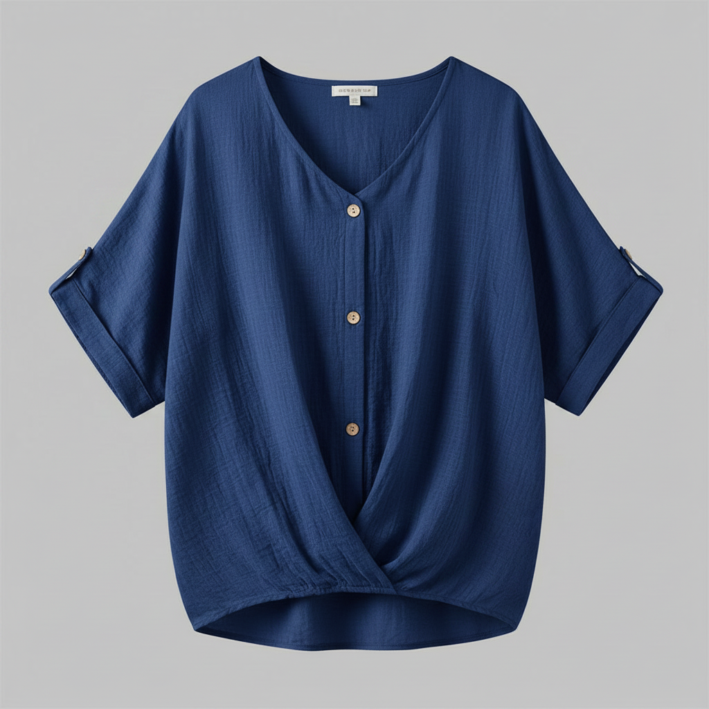 Camicetta Elegante Donna | Top Scollo a V Maniche Lunghe