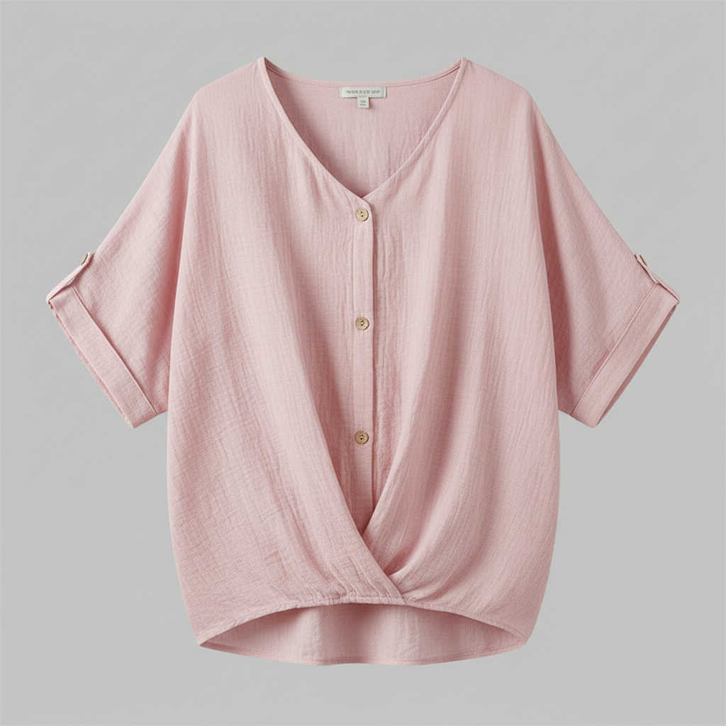Camicetta Elegante Donna | Top Scollo a V Maniche Lunghe