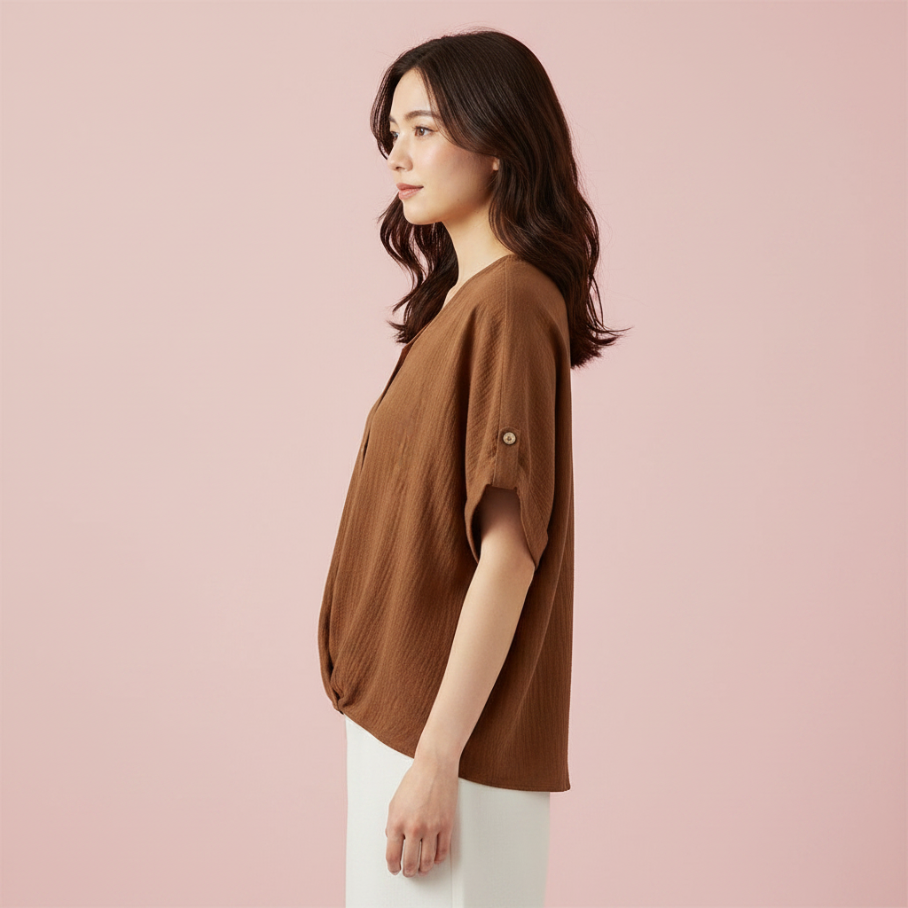 Camicetta Elegante Donna | Top Scollo a V Maniche Lunghe