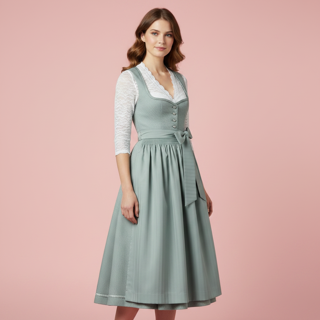 Dirndl Elegante | Costume Tradizionale da Donna per Oktoberfest