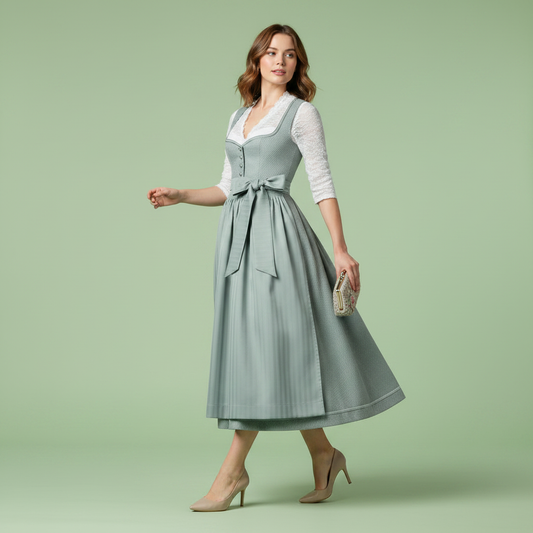 Dirndl Elegante | Costume Tradizionale da Donna per Oktoberfest