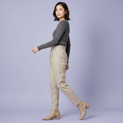 Pantaloni Eleganti Donna Bianca | Moda Femminile